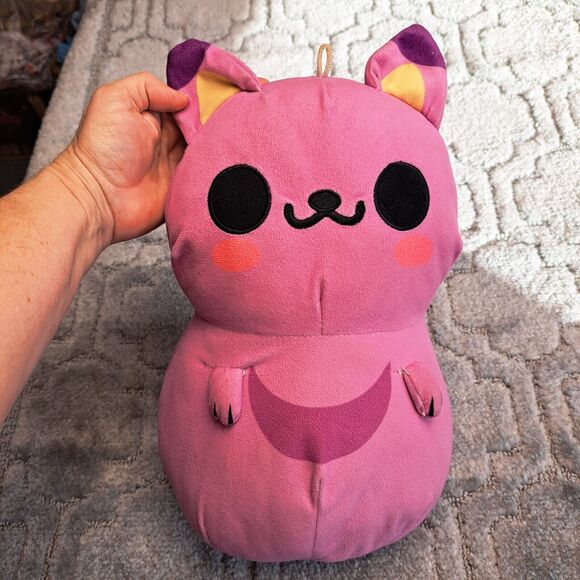 KYUNAE KLEPTOCATS 14.5" PURPLE CAT PLUSH STUFFED ANIMAL KLEPTODOGS HYPERBEARD - Picture 2 of 8